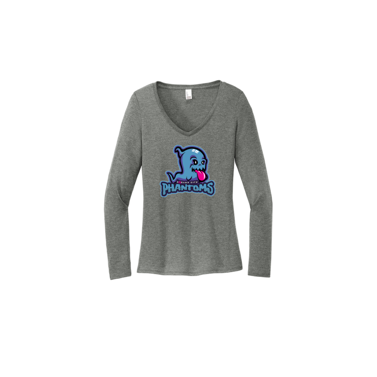 Women's Long Sleeve Tri-Blend V-Neck Tee