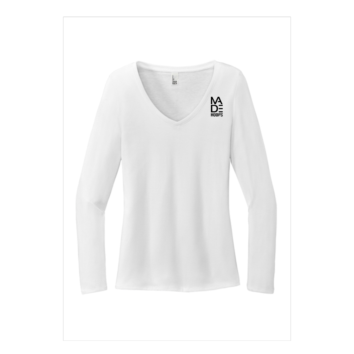 Women's Long Sleeve Tri-Blend V-Neck Tee