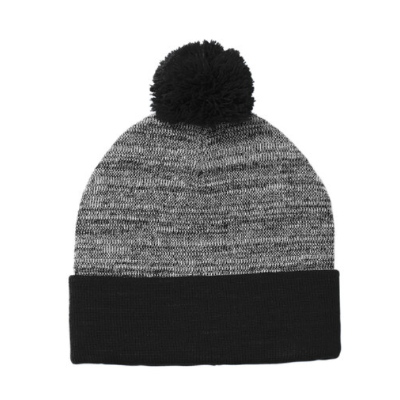 Heather Pom Pom Beanie