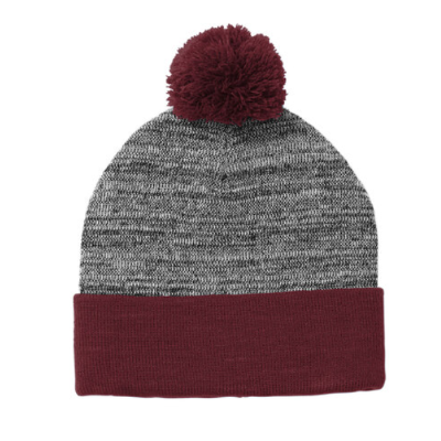 Heather Pom Pom Beanie