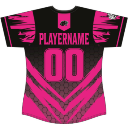Semi-Fit Laker Neck Set Sleeve Jersey