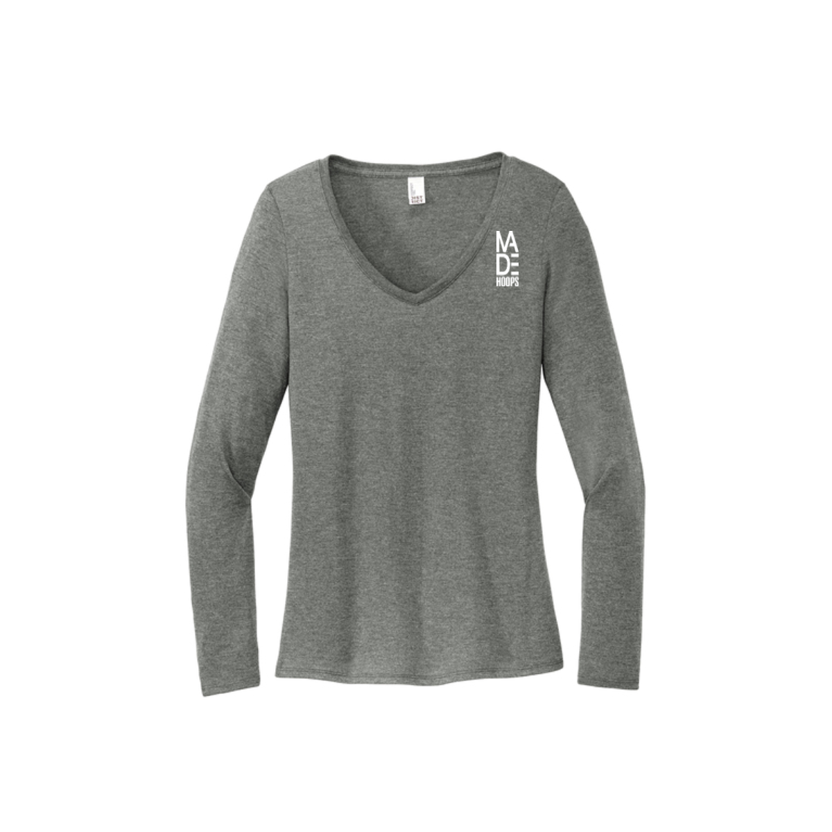 Women's Long Sleeve Tri-Blend V-Neck Tee