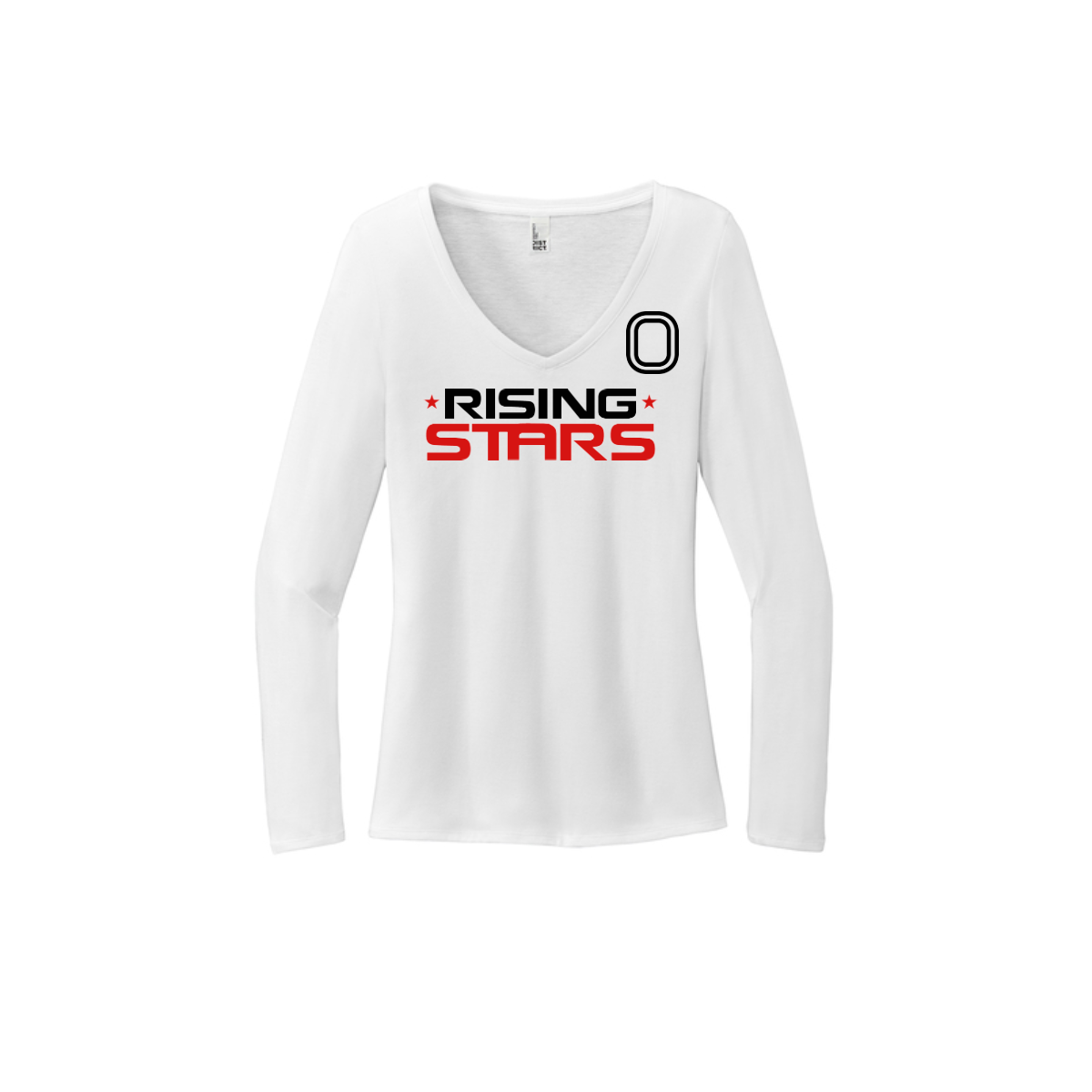 Women's Long Sleeve Tri-Blend V-Neck Tee