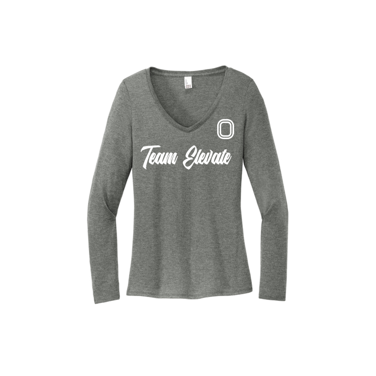 Women's Long Sleeve Tri-Blend V-Neck Tee